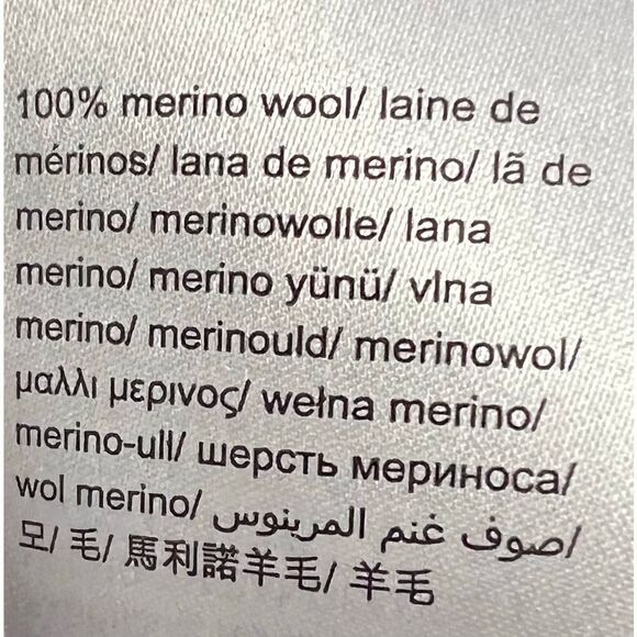 Calvin Klein Navy Blue V-Neck Wool Sweater - Picture 3 of 4